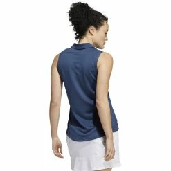ADIDAS Women's Primeblue Ottoman Stripe Sleeveless Polo 17 ADIDAS Women's Primeblue Ottoman Stripe Sleeveless Polo -Golf Sales Store adidas womens primeblue ottoman stripe sleeveless polo crew navy 02 32769.1647972767