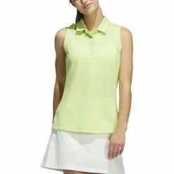 ADIDAS Women's Primeblue Ottoman Stripe Sleeveless Polo 14 ADIDAS Women's Primeblue Ottoman Stripe Sleeveless Polo -Golf Sales Store adidas womens primeblue ottoman stripe sleeveless polo pulse lime 01 52993.1647972767