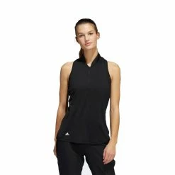 ADIDAS Women's Racerback Sleeveless Polo -Golf Sales Store adidas womens racerback sleeveless polo black 02 38217.1676591683