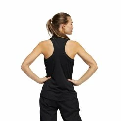 ADIDAS Women's Racerback Sleeveless Polo -Golf Sales Store adidas womens racerback sleeveless polo black 03 54100.1676595173