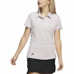 ADIDAS Women's Space-Dyed Polo 23 ADIDAS Women's Space-Dyed Polo -Golf Sales Store adidas womens space dyed polo almost pink legacy burgundy 01 02813.1647973321