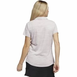 ADIDAS Women's Space-Dyed Polo 24 ADIDAS Women's Space-Dyed Polo -Golf Sales Store adidas womens space dyed polo almost pink legacy burgundy 02 69099.1647973321