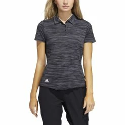 ADIDAS Women's Space-Dyed Polo 21 ADIDAS Women's Space-Dyed Polo -Golf Sales Store adidas womens space dyed polo black white 01 43491.1647973321