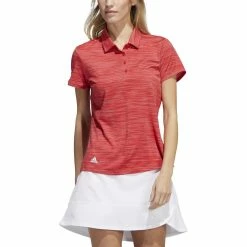 ADIDAS Women's Space-Dyed Polo 27 ADIDAS Women's Space-Dyed Polo -Golf Sales Store adidas womens space dyed polo collegiate red white 01 79407.1647973321