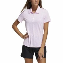 ADIDAS Women's Spacedye Polo 15 ADIDAS Women's Spacedye Polo -Golf Sales Store adidas womens spacedye polo white screaming pink 01 16875.1631905137