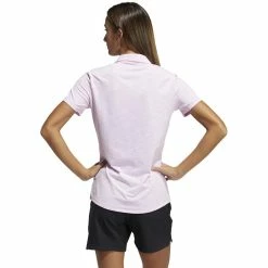 ADIDAS Women's Spacedye Polo 16 ADIDAS Women's Spacedye Polo -Golf Sales Store adidas womens spacedye polo white screaming pink 02 79016.1631905137