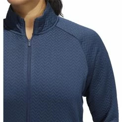 ADIDAS Women's Textured Layer Jacket 33 ADIDAS Women's Textured Layer Jacket -Golf Sales Store adidas womens textured layer jacket crew navy 04 69575.1633102078