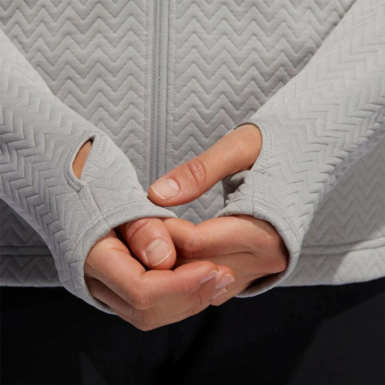 ADIDAS Women's Textured Layer Jacket 5 ADIDAS Women's Textured Layer Jacket - Image 3