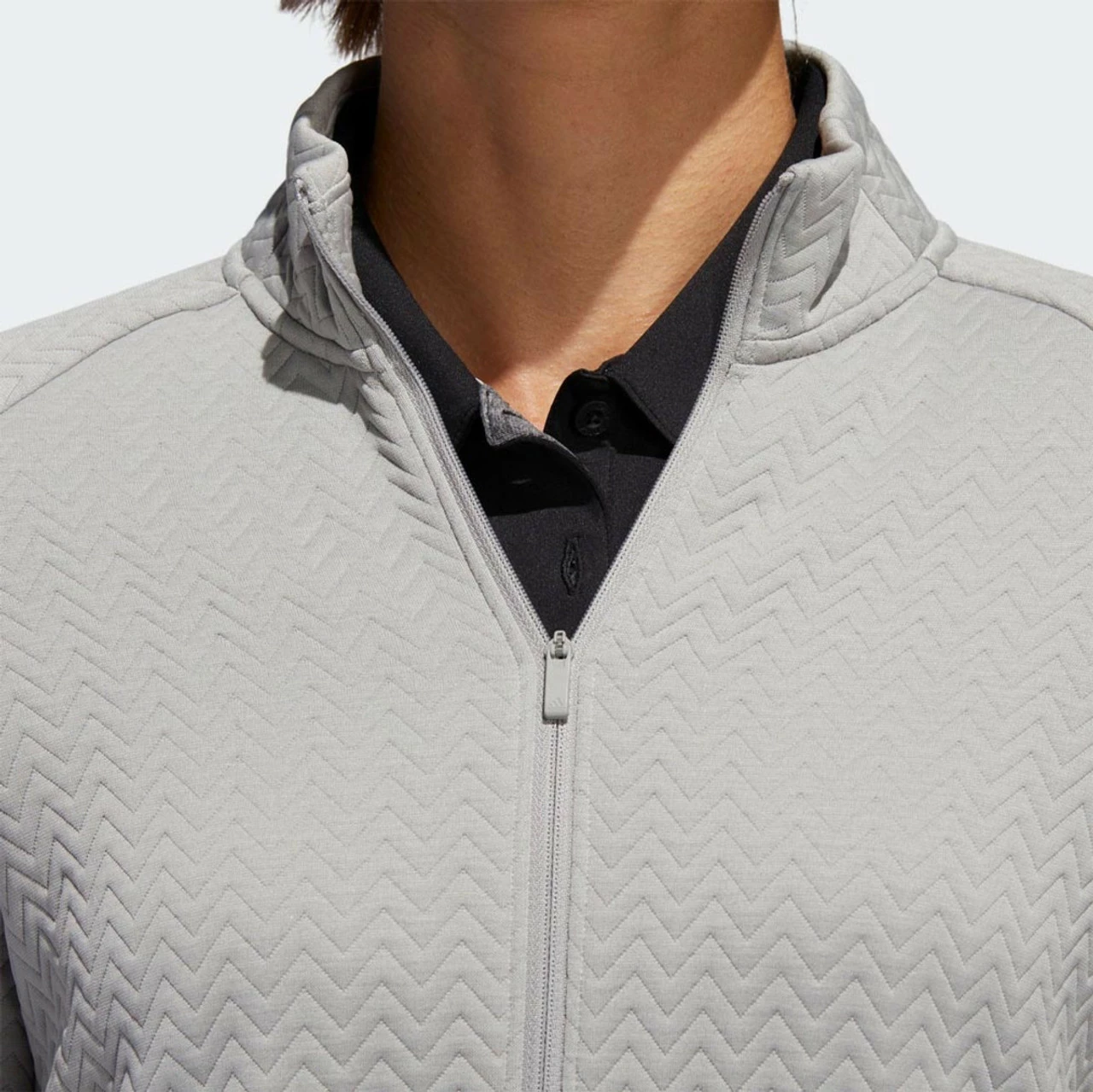 ADIDAS Women's Textured Layer Jacket 6 ADIDAS Women's Textured Layer Jacket - Image 4