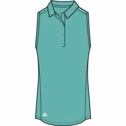 ADIDAS Women's Ultimate 365 Solid Sleeveless Polo 21 ADIDAS Women's Ultimate 365 Solid Sleeveless Polo -Golf Sales Store adidas womens ultimate 365 solid sleeveless polo semi mint rush 01 94868.1662670227