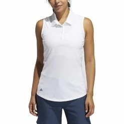 ADIDAS Women's Ultimate 365 Solid Sleeveless Polo 14 ADIDAS Women's Ultimate 365 Solid Sleeveless Polo -Golf Sales Store adidas womens ultimate 365 solid sleeveless polo white 01 85492.1662670227