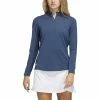 ADIDAS Women's Ultimate365 Sun Protection Shirt 1 ADIDAS Women's Ultimate365 Sun Protection Shirt -Golf Sales Store adidas womens ultimate365 sun protection shirt crew navy 01 16749.1676584666