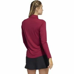 ADIDAS Women's Ultimate365 Sun Protection Shirt -Golf Sales Store adidas womens ultimate365 sun protection shirt legacy burgundy 02 36943.1676582396