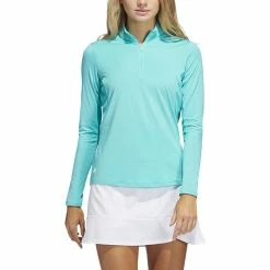 ADIDAS Women's Ultimate365 Sun Protection Shirt -Golf Sales Store adidas womens ultimate365 sun protection shirt semi mint rush 01 20320.1676591643
