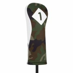 Titleist Woodland Camo 3 Panel Leather & Cotton Twill Headcover 2020 -Golf Sales Store ann0804 woodland camo 3 20736.1596525832