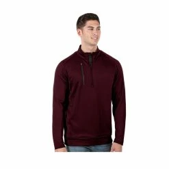 Antigua Generation Pullover -Golf Sales Store antigua generation pullover maroon carbon 01 69320.1645209308