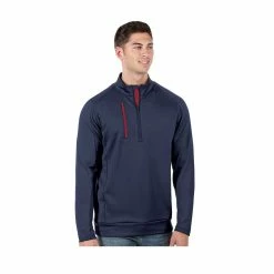 Antigua Generation Pullover -Golf Sales Store antigua generation pullover navy dark red 01 65622.1645209308