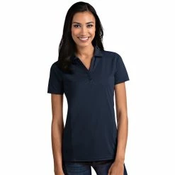 Antigua Women's Tribute Polo -Golf Sales Store antigua womens tribute polo navy 01 90048.1653919108