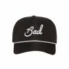 Bad Birdie "Bad" Rope Hat 2 Bad Birdie "Bad" Rope Hat -Golf Sales Store bad birdie bad rope hat black 01 65024.1678301002