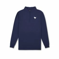 Bad Birdie Navy Quarterzip