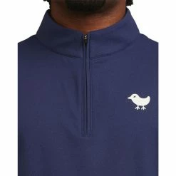 Bad Birdie Navy Quarterzip -Golf Sales Store bad birdie navy quarterzip navy 04 43046.1678297080