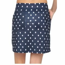 BELYN KEY Women's Zip Front Skort -Golf Sales Store belyn key womens zip front skort golf ball print 02 00362.1659042453