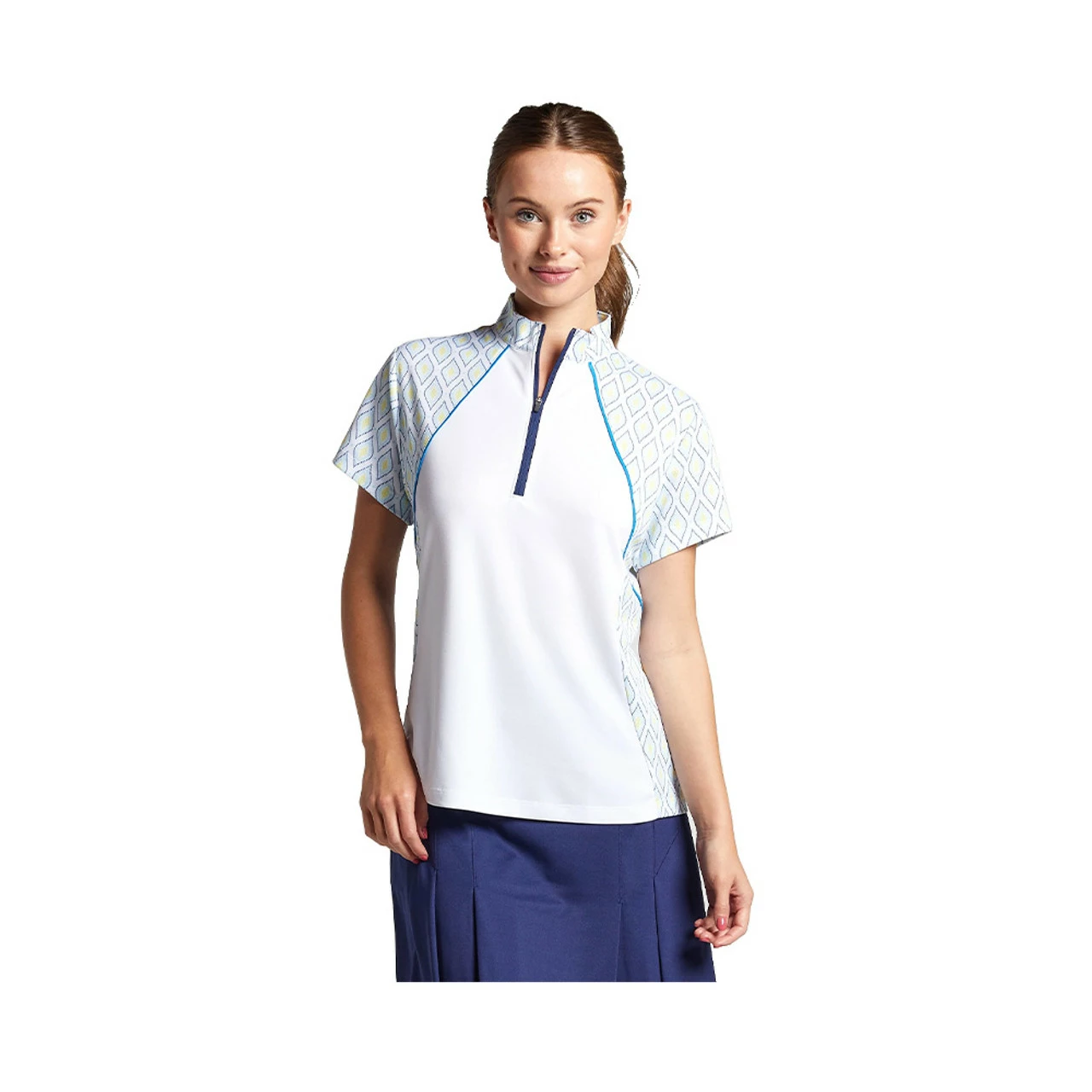 Bermuda Sands Women's Maeve Sublimated Block Polo 3 Bermuda Sands Women's Maeve Sublimated Block Polo
