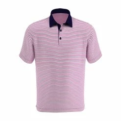 Callaway 3-Color Stripe Polo 67 Callaway 3-Color Stripe Polo -Golf Sales Store callaway 3 color stripe polo pink sunset 01 66796.1676594282