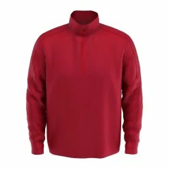 Callaway Midweight Waffle Knit Fleece 1/4 Zip -Golf Sales Store callaway midweight waffle knit fleece 1 4 zip true red heather 01 30979.1659042872