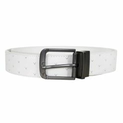 Callaway Signature Chev Logo Printed Belt -Golf Sales Store callaway signature chev logo printed belt bright white 01 58684.1678396888