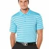 Callaway Ventilated Stripe Polo - Previous Season Style 2 Callaway Ventilated Stripe Polo - Previous Season Style -Golf Sales Store callaway ventilated stripe polo previous season style blue atoll 01 91401.1632428476
