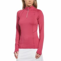Callaway Women's Swing Tech Sun Protection 1/4 Zip -Golf Sales Store callaway womens swing tech sun protection 1 4 zip cactus flower 01 60030.1676596720