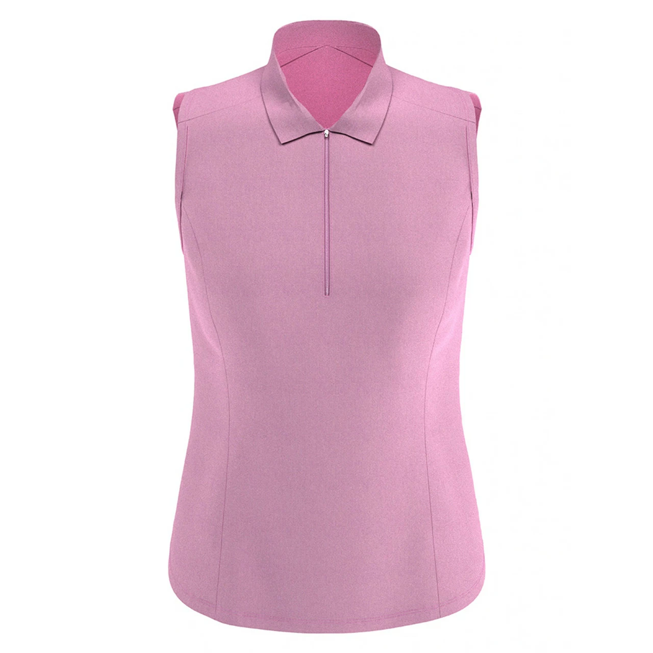 Callaway Women's Tonal Heather Sleeveless Polo 4 Callaway Women's Tonal Heather Sleeveless Polo - Image 2