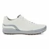 ECCO Men's Biom Hybrid Golf Shoes -Golf Sales Store ecco biom hybrid golf shoes white silver metallic 01 51881.1644873789
