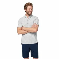 Faherty Movement Polo -Golf Sales Store faherty movement polo dune stripe grey 01 65846.1676590668