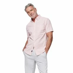 Faherty Stretch Playa Shirt -Golf Sales Store faherty stretch playa shirt rose fishscale 01 17159.1676595564