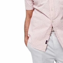 Faherty Stretch Playa Shirt -Golf Sales Store faherty stretch playa shirt rose fishscale 03 72039.1676589703