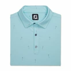 FootJoy 18 Holes Print Lisle Self Collar Polo 17 FootJoy 18 Holes Print Lisle Self Collar Polo -Golf Sales Store footjoy 18 holes print lisle self collar polo azure 04 27159.1673903795