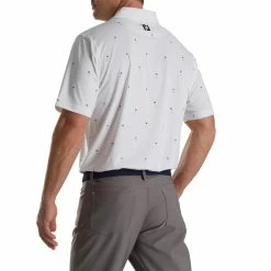 FootJoy 18 Holes Print Lisle Self Collar Polo 19 FootJoy 18 Holes Print Lisle Self Collar Polo -Golf Sales Store footjoy 18 holes print lisle self collar polo white 02 59574.1673899484