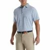 FootJoy Accented Stripe Lisle Self Collar Polo -Golf Sales Store footjoy accented stripe lisle self collar polo dove grey white royal 01 99458.1673904696