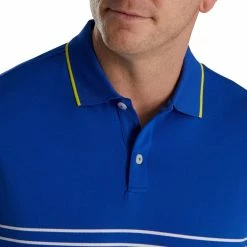 FootJoy Breton Stripe Stretch Pique Knit Collar Polo -Golf Sales Store footjoy breton stripe stretch pique knit collar polo white key lime 03 55265.1673906414