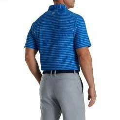 FootJoy Chalk Line Print Stretch Pique Self Collar Polo 23 FootJoy Chalk Line Print Stretch Pique Self Collar Polo -Golf Sales Store footjoy chalk line print stretch pique self collar polo royal dove grey 02 01098.1673906462