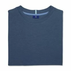 FootJoy Crewneck Pullover -Golf Sales Store footjoy crewneck pullover bluestone 04 62894.1673905434