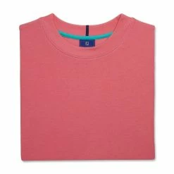 FootJoy Crewneck Pullover -Golf Sales Store footjoy crewneck pullover watermelon 04 76197.1673901410