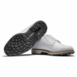 FootJoy Men's DryJoys Premiere Series Field Golf Shoes -Golf Sales Store footjoy dryjoys premiere series field golf shoes white light grey 06 57526.1674673997