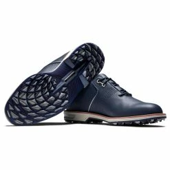 FootJoy Men's DryJoys Premiere Series Flint Golf Shoes -Golf Sales Store footjoy dryjoys premiere series flint golf shoes navy red 06 75304.1668002454