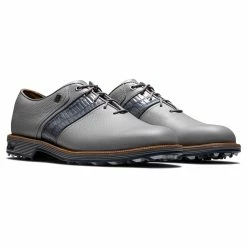 FootJoy Men's DryJoys Premiere Series Packard Golf Shoes -Golf Sales Store footjoy dryjoys premiere series packard golf shoes gray black 05 82940.1676576790