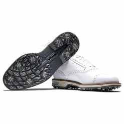 FootJoy Men's DryJoys Premiere Series Tarlow Golf Shoes -Golf Sales Store footjoy dryjoys premiere series tarlow golf shoes white 06 23596.1668633221