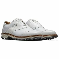 FootJoy Men's DryJoys Premiere Series Wilcox Golf Shoes 24 FootJoy Men's DryJoys Premiere Series Wilcox Golf Shoes -Golf Sales Store footjoy dryjoys premiere series wilcox golf shoes white 05 38669.1679063036