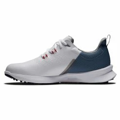 FootJoy Men's FJ Fuel Golf Shoes -Golf Sales Store footjoy fj fuel golf shoes white blue fog red 02 45485.1664304221
